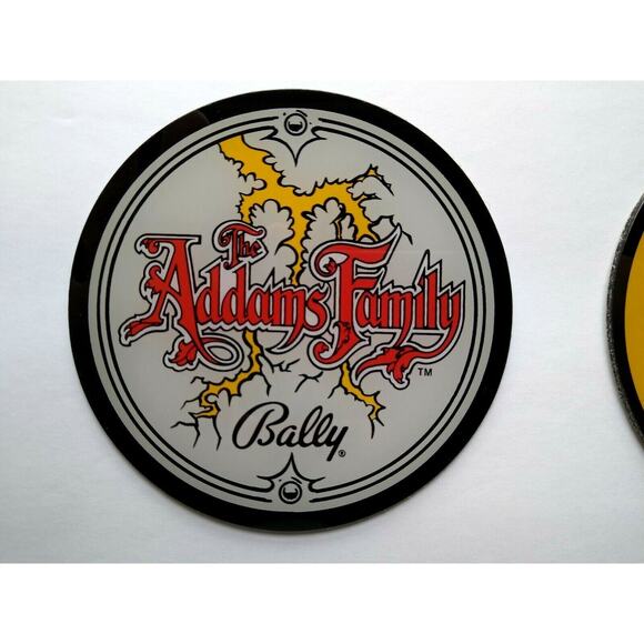 The Addams Family Pinball Drink Coaster Set Of (2) Original Halloween Horror - Picture 2 of 6